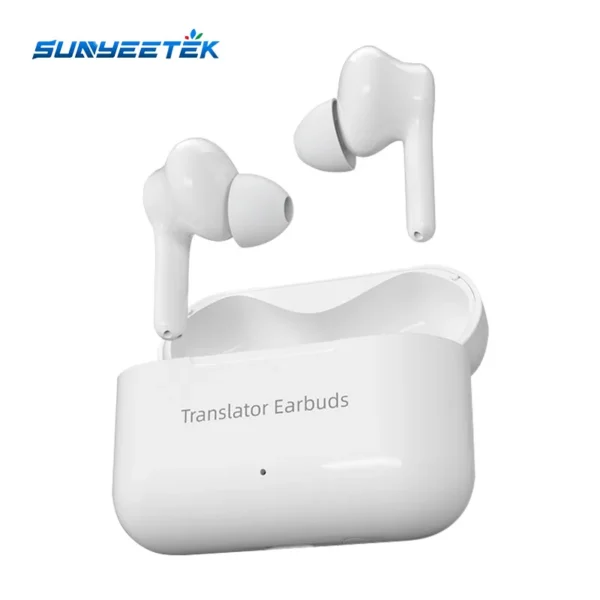 M6 Translation Earphone Simultaneous Interpretation Headphone Support 127 Languages Online Offline Translation Wireless Headset - Image 5