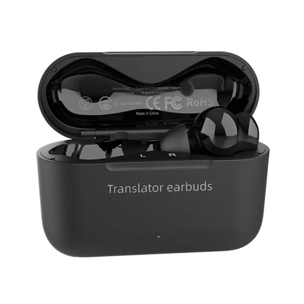 M6 Translation Earphone Simultaneous Interpretation Headphone Support 127 Languages Online Offline Translation Wireless Headset - Image 6